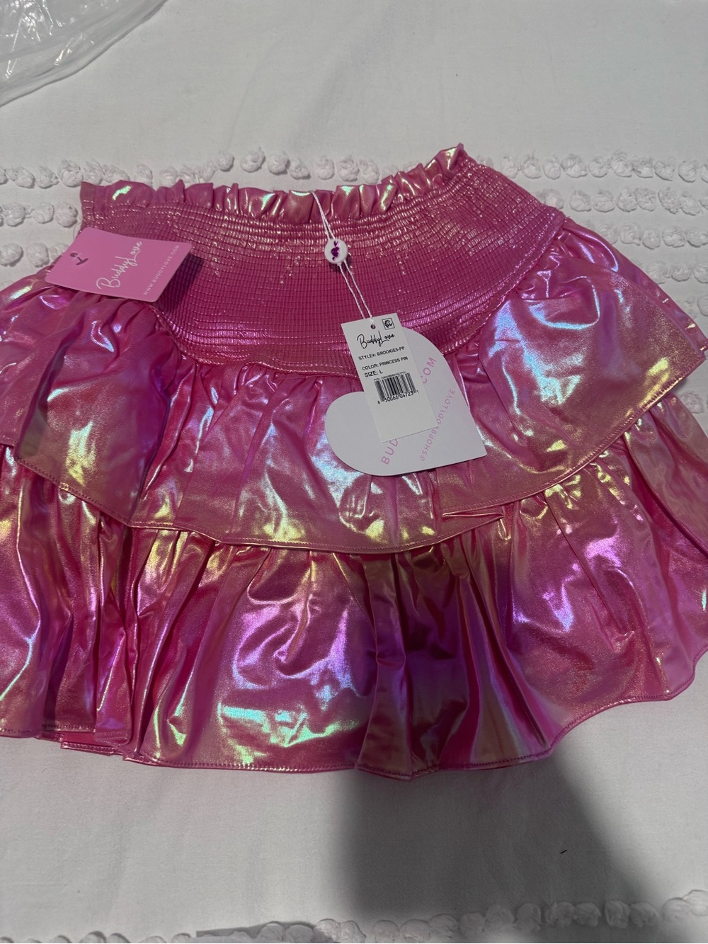 BuddyLove "Brookie5-PP" Dress Tag - Princess Pink size L ( fit 8-12 years old)